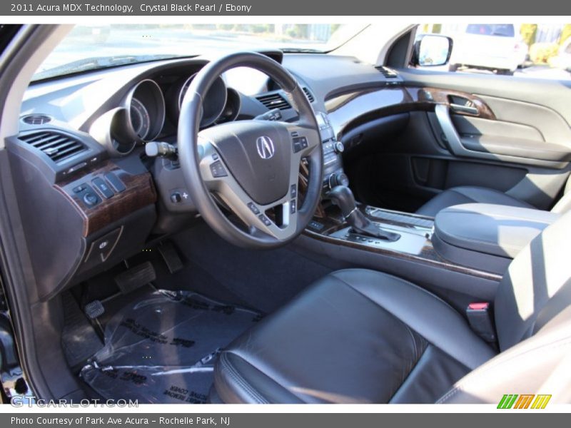 Crystal Black Pearl / Ebony 2011 Acura MDX Technology