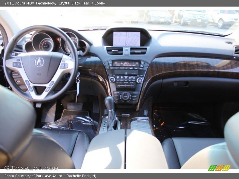 Crystal Black Pearl / Ebony 2011 Acura MDX Technology