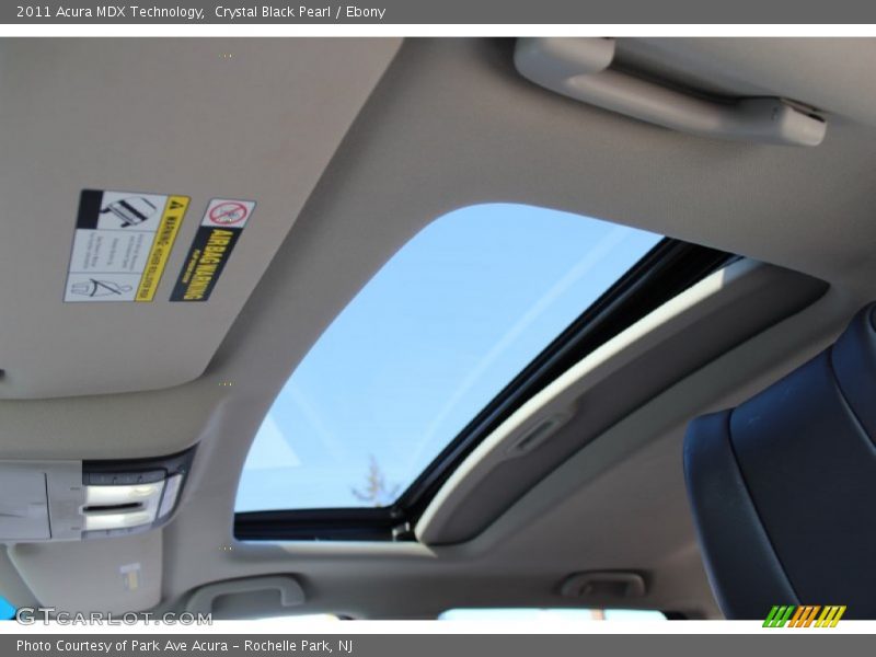 Crystal Black Pearl / Ebony 2011 Acura MDX Technology