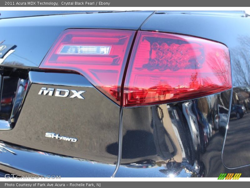 Crystal Black Pearl / Ebony 2011 Acura MDX Technology