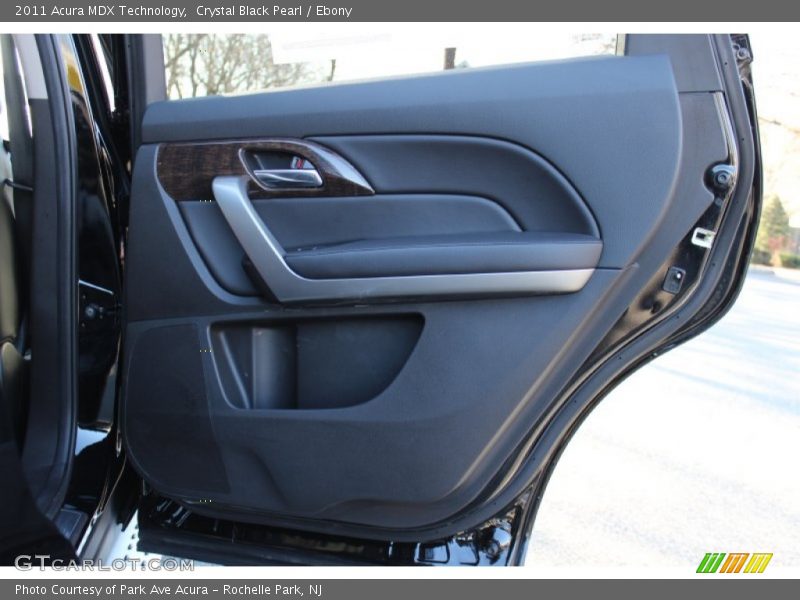 Crystal Black Pearl / Ebony 2011 Acura MDX Technology