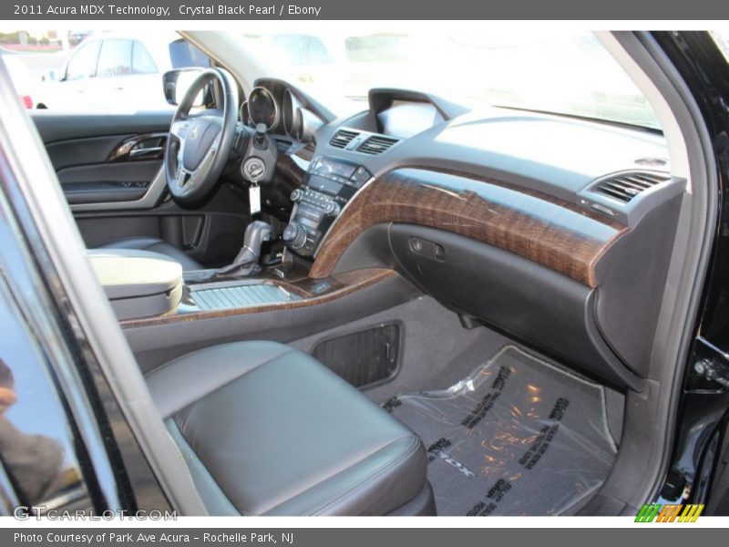 Crystal Black Pearl / Ebony 2011 Acura MDX Technology