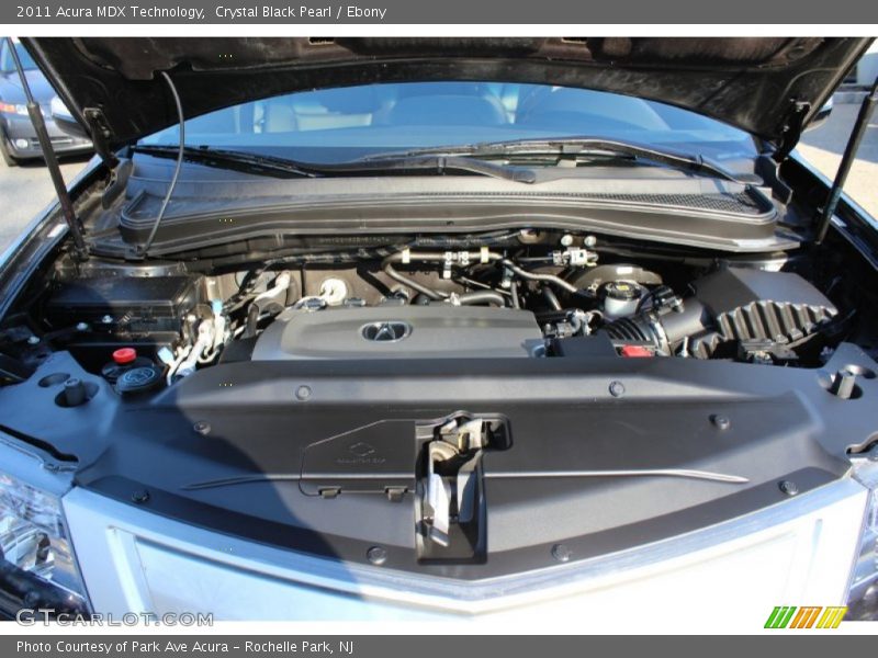 Crystal Black Pearl / Ebony 2011 Acura MDX Technology