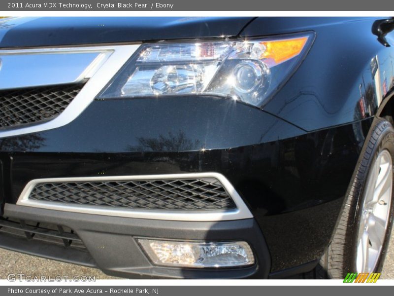 Crystal Black Pearl / Ebony 2011 Acura MDX Technology