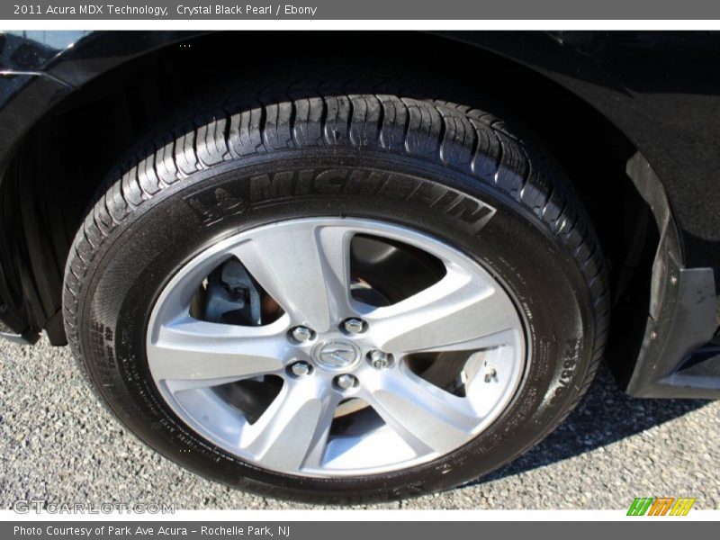 Crystal Black Pearl / Ebony 2011 Acura MDX Technology