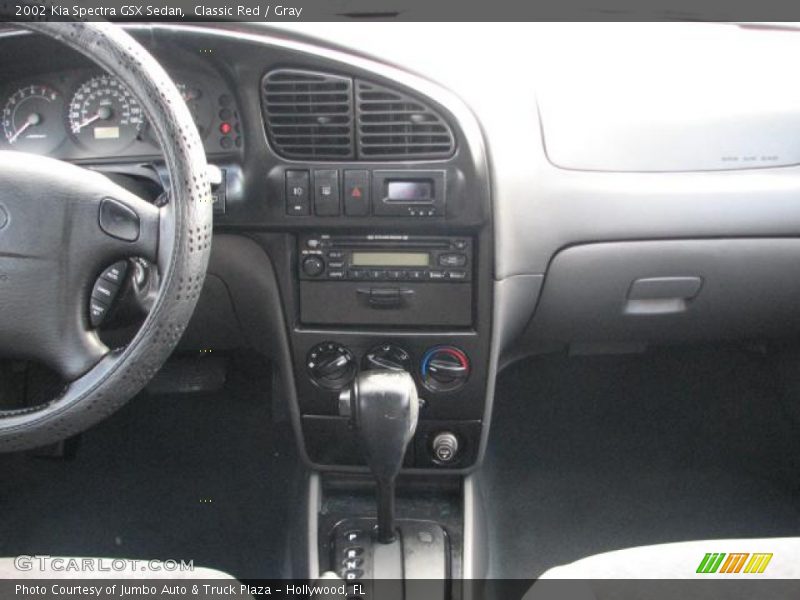 Classic Red / Gray 2002 Kia Spectra GSX Sedan