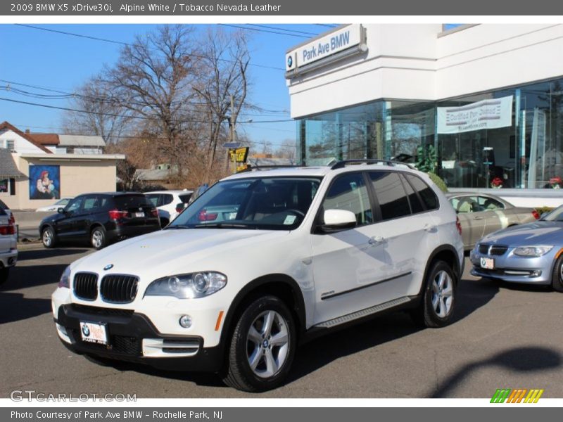Alpine White / Tobacco Nevada Leather 2009 BMW X5 xDrive30i