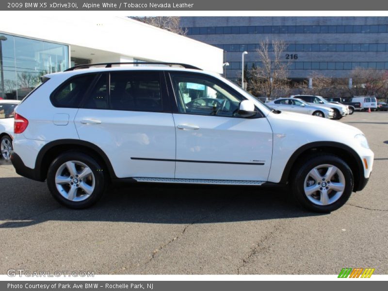 Alpine White / Tobacco Nevada Leather 2009 BMW X5 xDrive30i