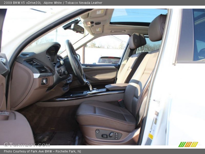Alpine White / Tobacco Nevada Leather 2009 BMW X5 xDrive30i