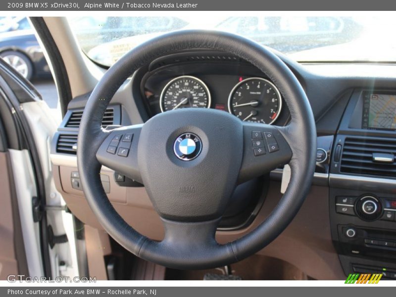 Alpine White / Tobacco Nevada Leather 2009 BMW X5 xDrive30i