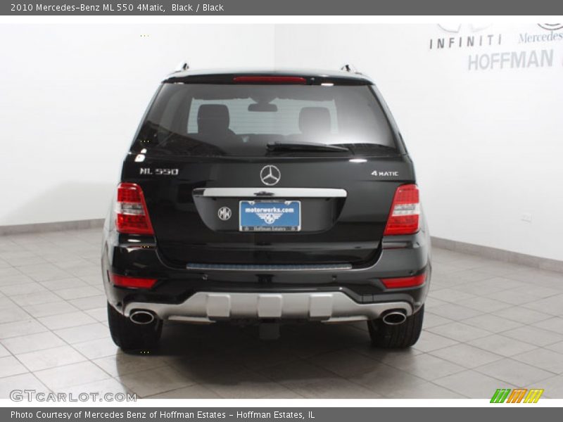 Black / Black 2010 Mercedes-Benz ML 550 4Matic
