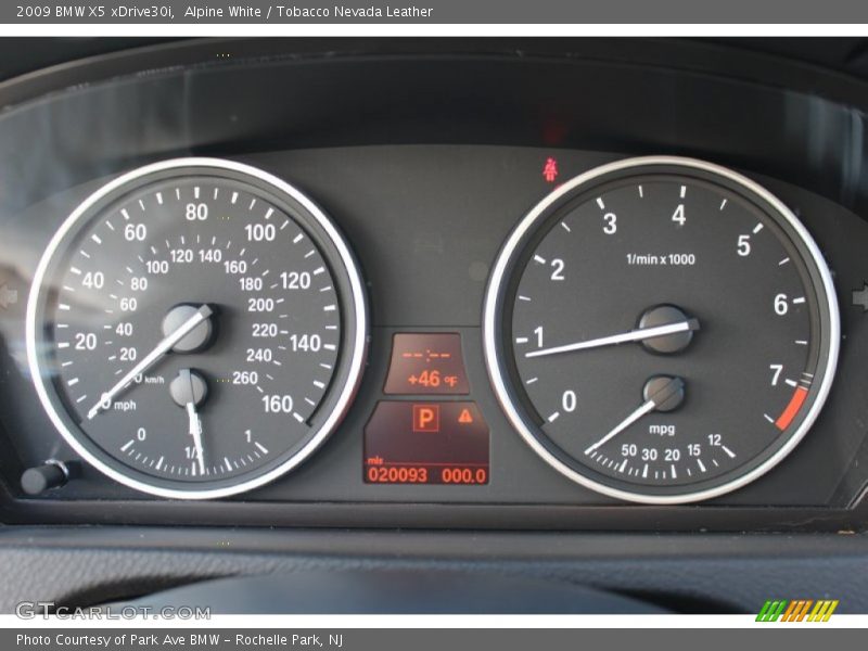 Alpine White / Tobacco Nevada Leather 2009 BMW X5 xDrive30i