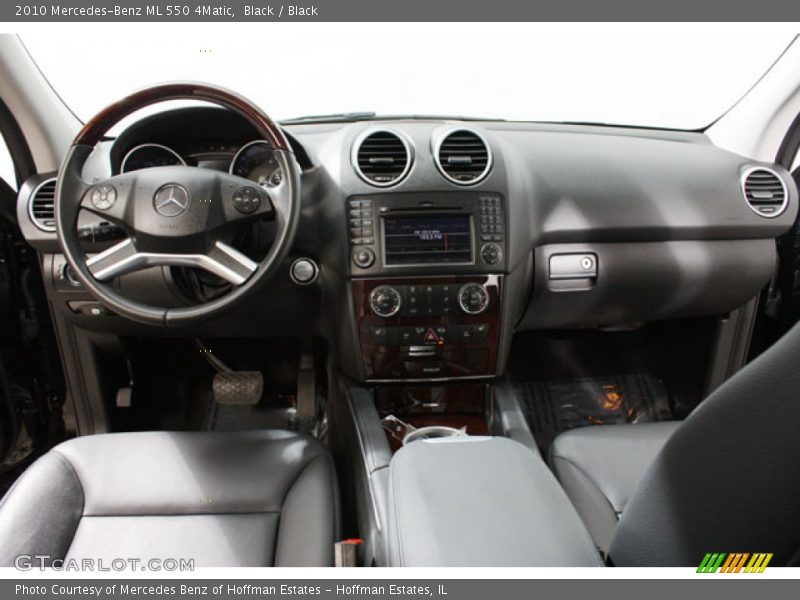 Black / Black 2010 Mercedes-Benz ML 550 4Matic