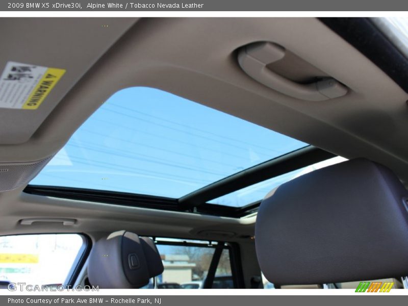Alpine White / Tobacco Nevada Leather 2009 BMW X5 xDrive30i