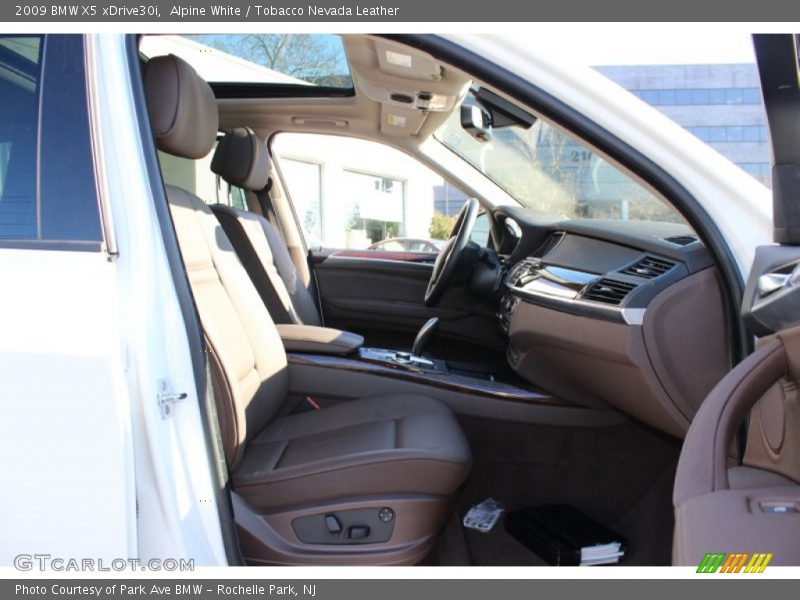 Alpine White / Tobacco Nevada Leather 2009 BMW X5 xDrive30i