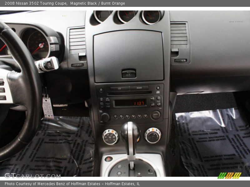 Magnetic Black / Burnt Orange 2008 Nissan 350Z Touring Coupe