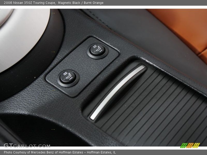 Magnetic Black / Burnt Orange 2008 Nissan 350Z Touring Coupe