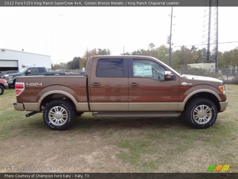 Golden Bronze Metallic / King Ranch Chaparral Leather 2012 Ford F150 King Ranch SuperCrew 4x4