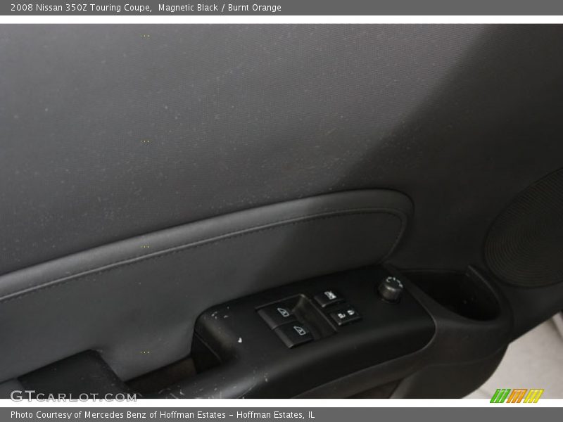 Magnetic Black / Burnt Orange 2008 Nissan 350Z Touring Coupe