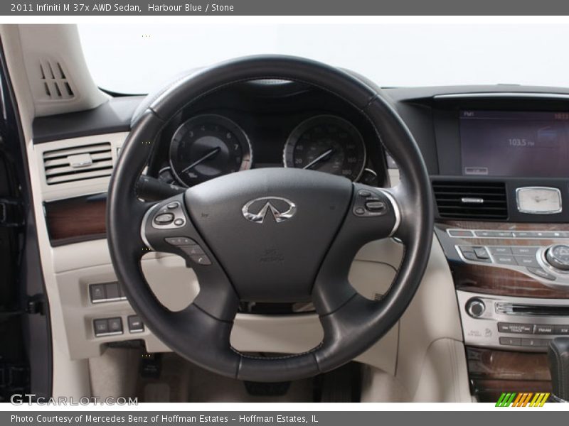 Harbour Blue / Stone 2011 Infiniti M 37x AWD Sedan