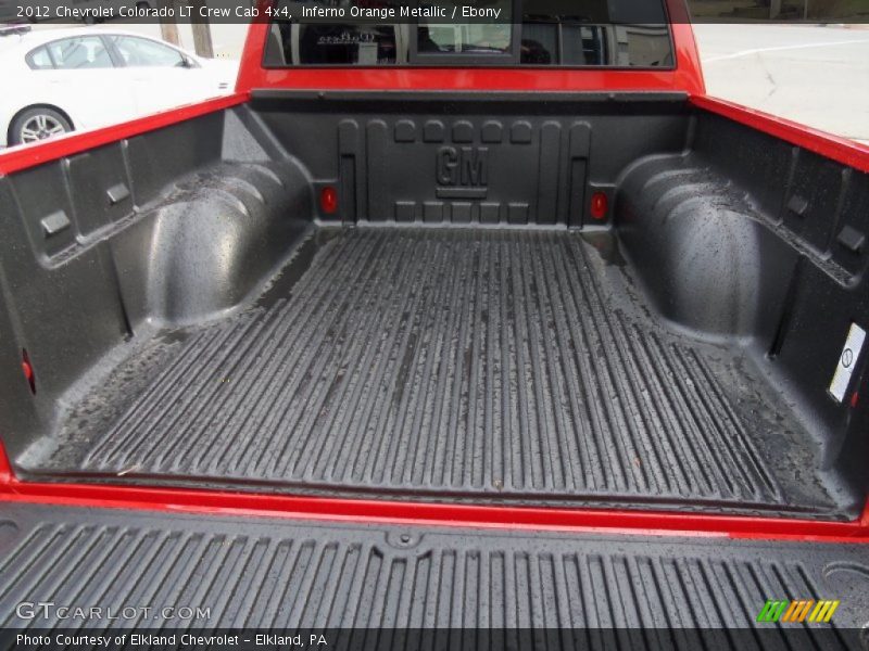 Inferno Orange Metallic / Ebony 2012 Chevrolet Colorado LT Crew Cab 4x4