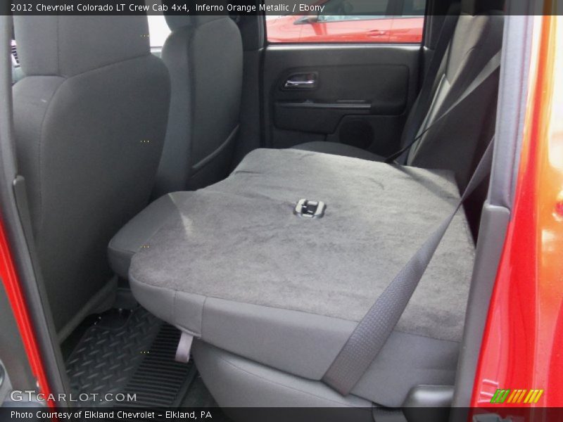 Inferno Orange Metallic / Ebony 2012 Chevrolet Colorado LT Crew Cab 4x4