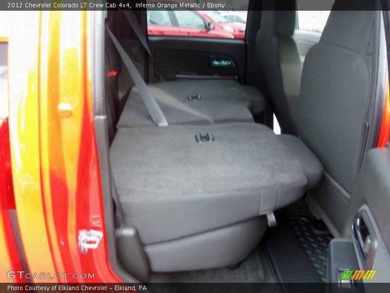 Inferno Orange Metallic / Ebony 2012 Chevrolet Colorado LT Crew Cab 4x4