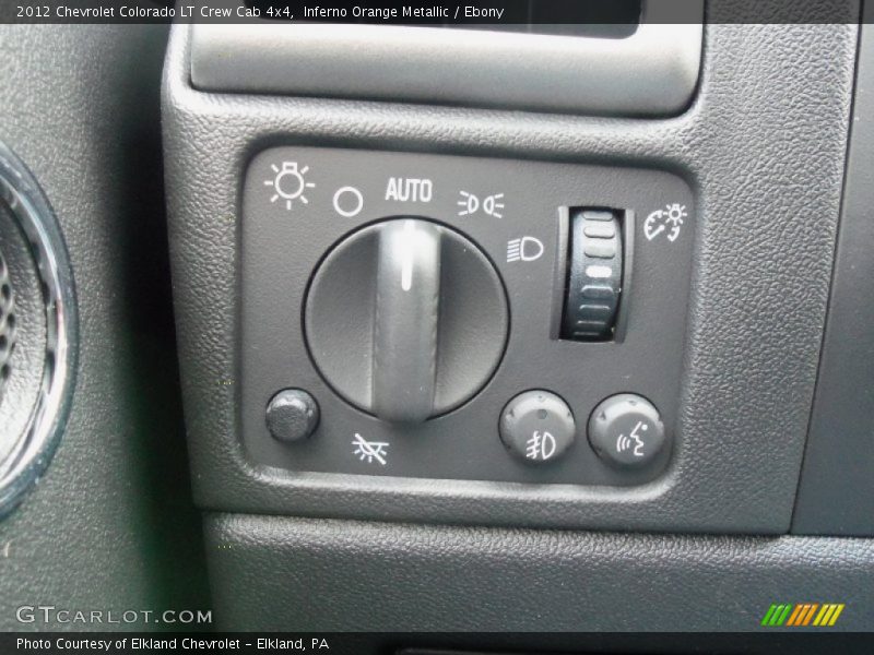 Inferno Orange Metallic / Ebony 2012 Chevrolet Colorado LT Crew Cab 4x4