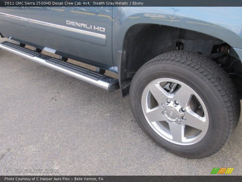 Stealth Gray Metallic / Ebony 2011 GMC Sierra 2500HD Denali Crew Cab 4x4