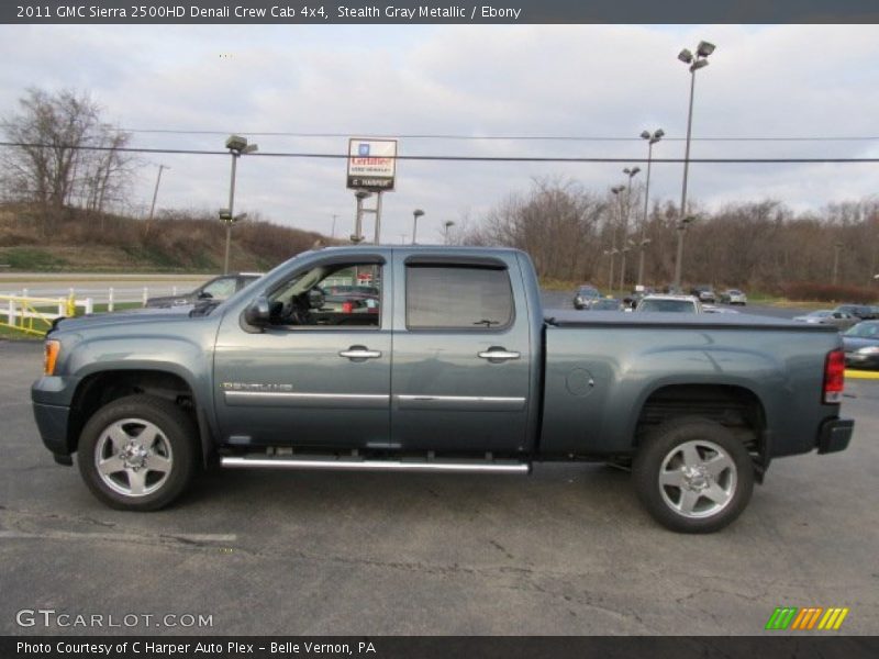Stealth Gray Metallic / Ebony 2011 GMC Sierra 2500HD Denali Crew Cab 4x4