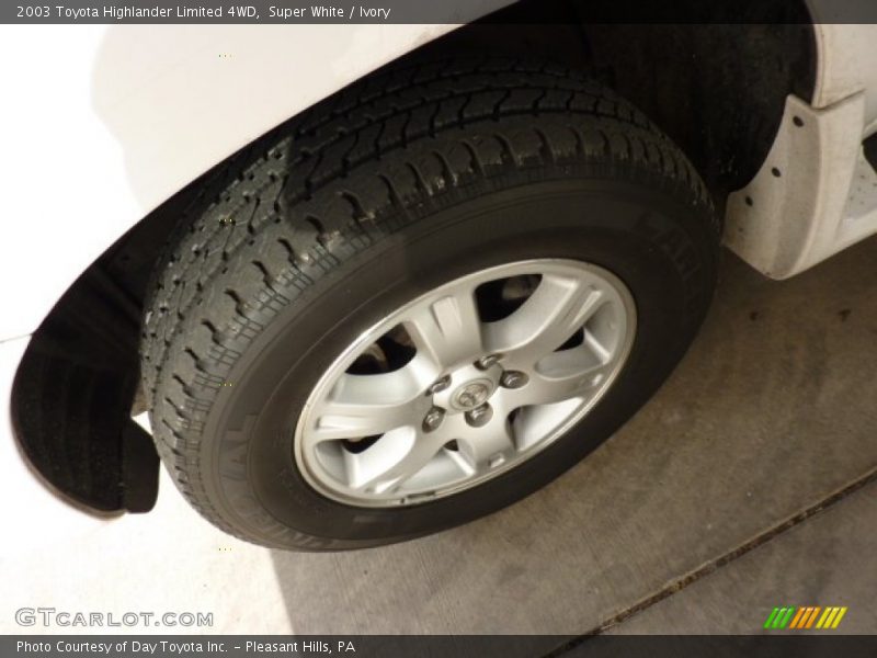 Super White / Ivory 2003 Toyota Highlander Limited 4WD
