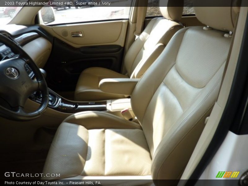 Super White / Ivory 2003 Toyota Highlander Limited 4WD