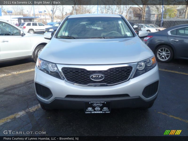 Bright Silver / Black 2011 Kia Sorento LX