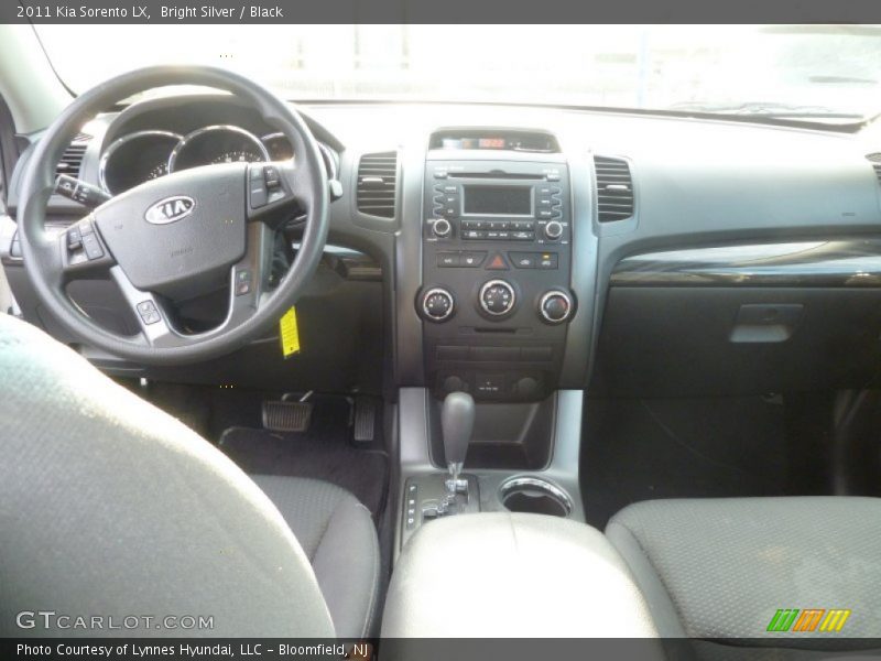 Bright Silver / Black 2011 Kia Sorento LX