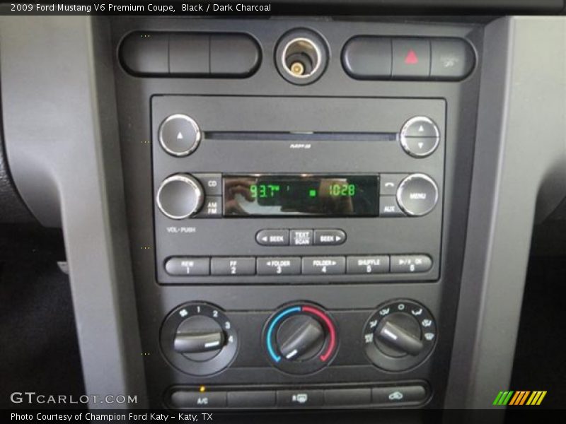 Black / Dark Charcoal 2009 Ford Mustang V6 Premium Coupe