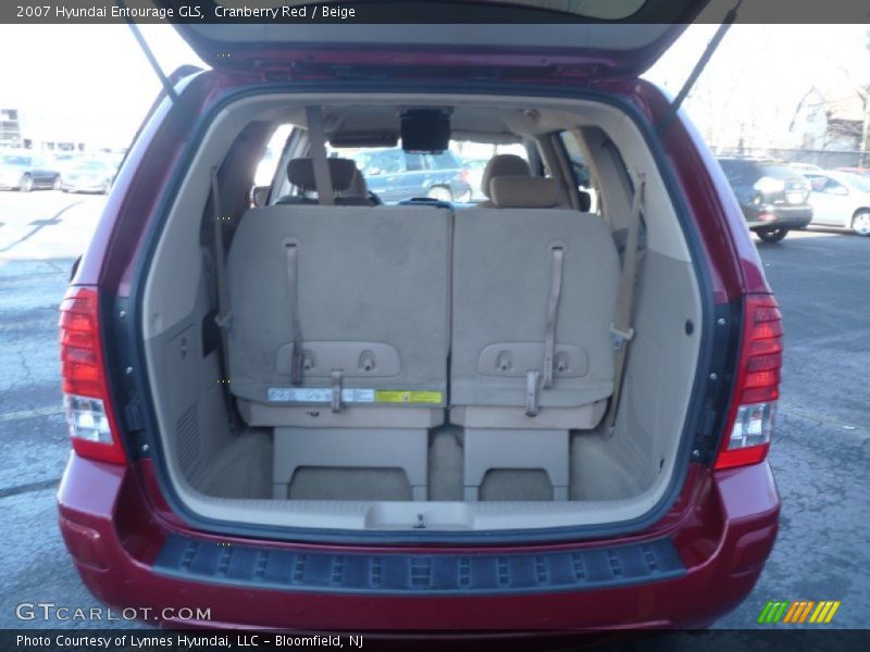 Cranberry Red / Beige 2007 Hyundai Entourage GLS