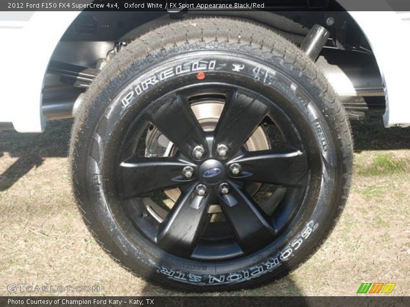Black 20" Wheel - 2012 Ford F150 FX4 SuperCrew 4x4