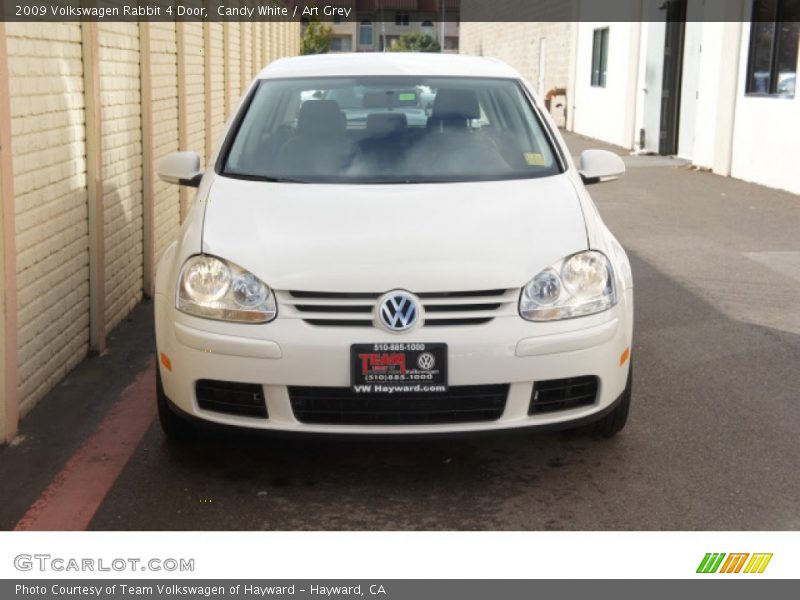 Candy White / Art Grey 2009 Volkswagen Rabbit 4 Door
