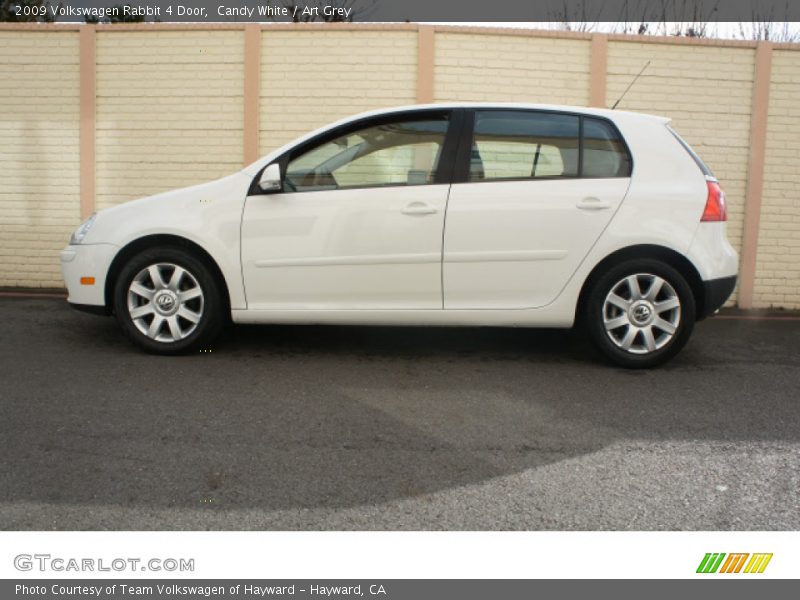 Candy White / Art Grey 2009 Volkswagen Rabbit 4 Door