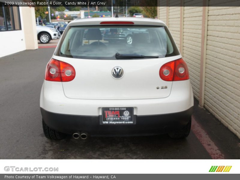 Candy White / Art Grey 2009 Volkswagen Rabbit 4 Door