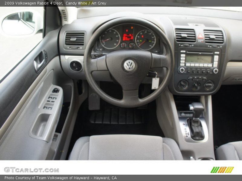 Candy White / Art Grey 2009 Volkswagen Rabbit 4 Door
