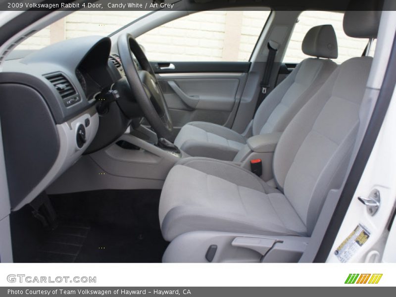  2009 Rabbit 4 Door Art Grey Interior