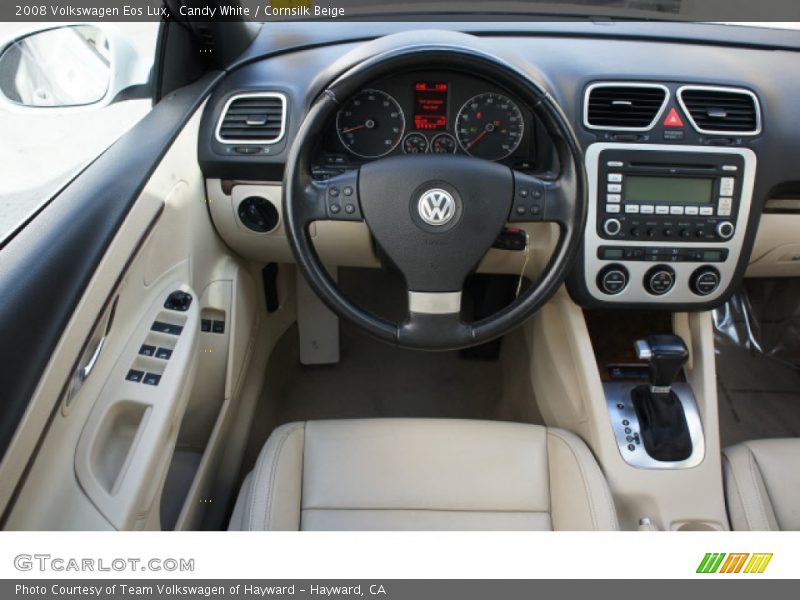 Candy White / Cornsilk Beige 2008 Volkswagen Eos Lux