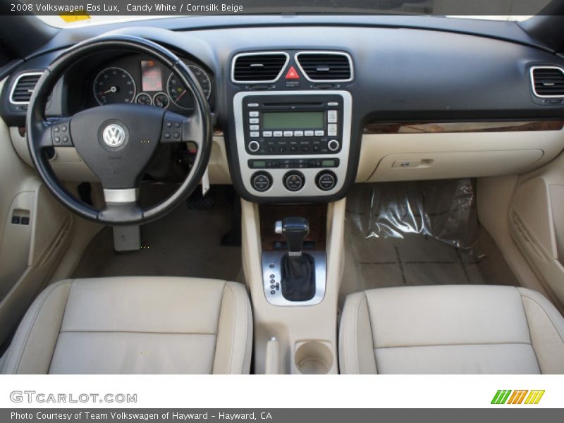 Candy White / Cornsilk Beige 2008 Volkswagen Eos Lux