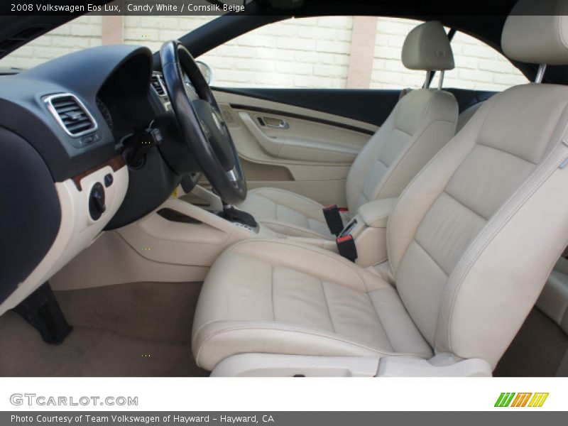Candy White / Cornsilk Beige 2008 Volkswagen Eos Lux