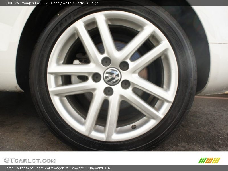 Candy White / Cornsilk Beige 2008 Volkswagen Eos Lux