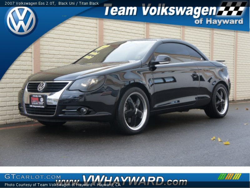Black Uni / Titan Black 2007 Volkswagen Eos 2.0T
