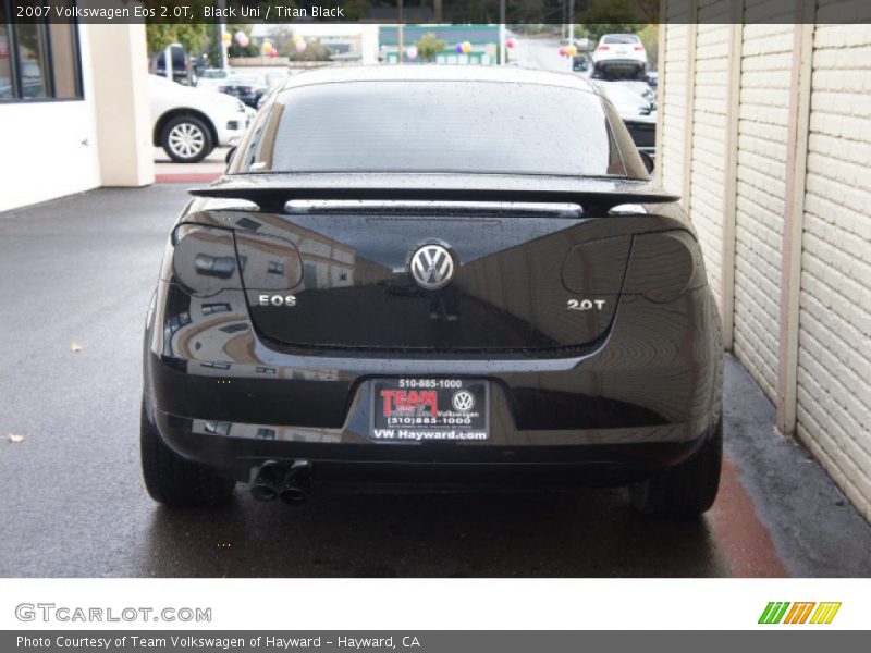 Black Uni / Titan Black 2007 Volkswagen Eos 2.0T