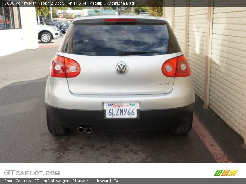 Reflex Silver Metallic / Anthracite Black 2008 Volkswagen Rabbit 2 Door