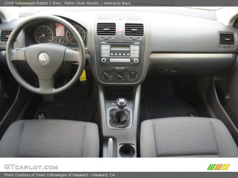 Dashboard of 2008 Rabbit 2 Door